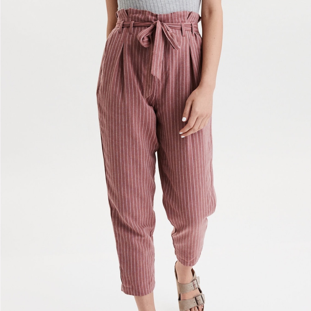 American Eagle High-Waisted Tapered Pants